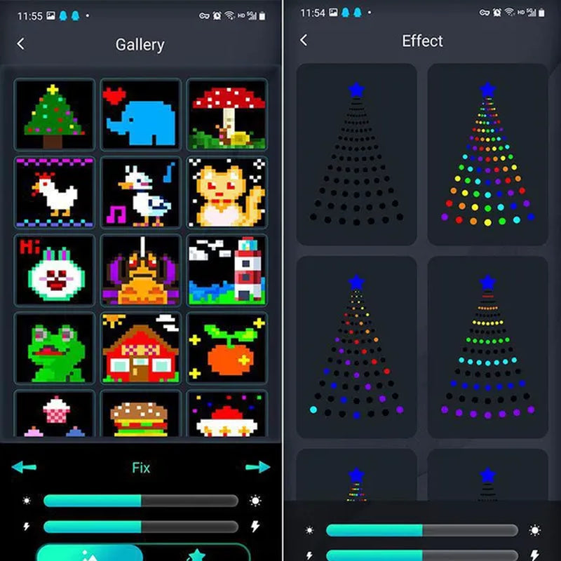 Led Strip Light APP Control RGB Infrared Bluetooth ontroller Christmas Tree Light Christmas Decor For Home Holiday Decorative New Year Lamp Christmas decorations