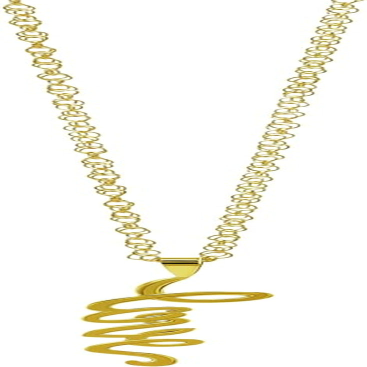 Gold Vertical Love Charm - 10 Karat Solid Gold - Cursive Love Pendant