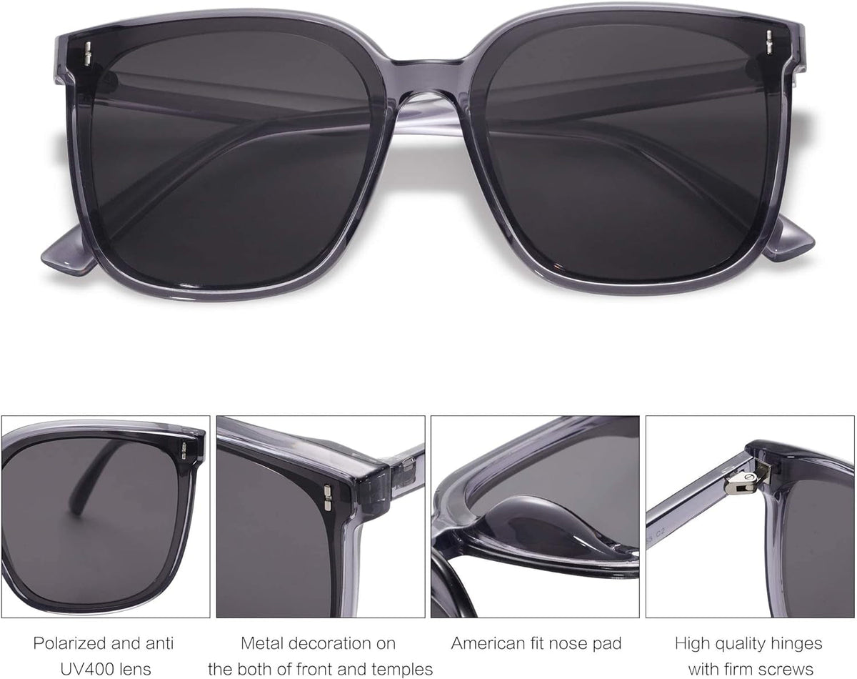 Trendy Oversized Sunglasses for Women and Men