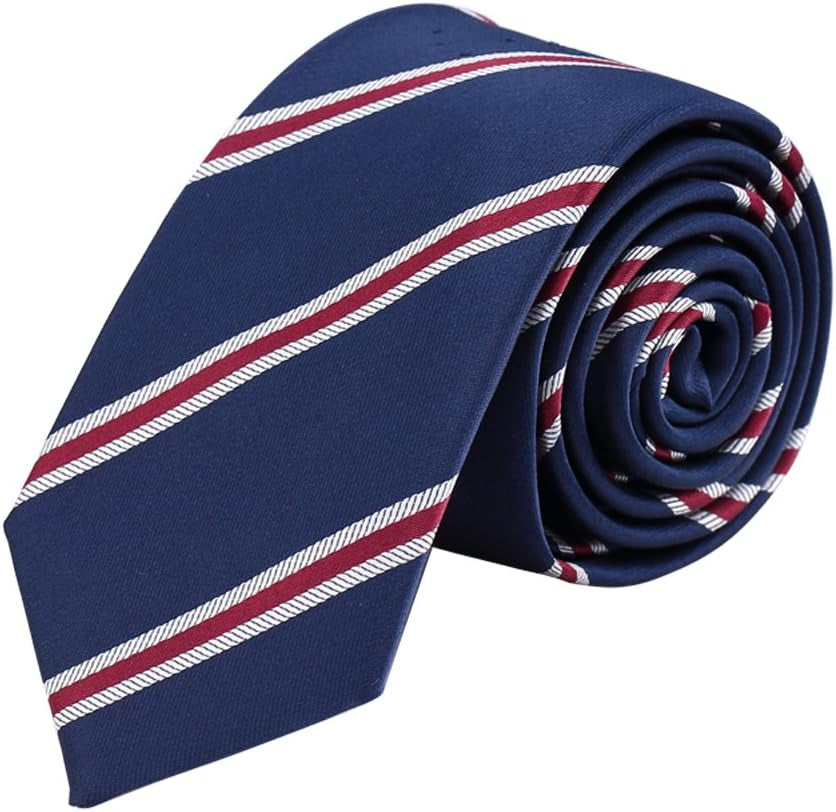 4 Packs Skinny Neckties for Men Boys, 2.35'' Wide Slim Ties in Different Textured Style Mixed Set