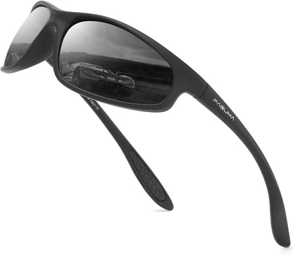 Polarized Sports Sunglasses For Men Cycling Driving Fishing 100% UV Protection