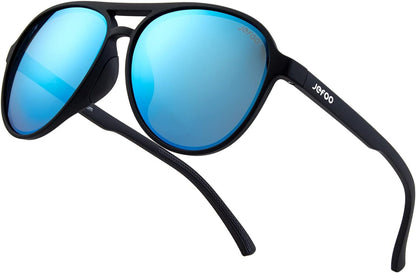 Polarized Aviator Sunglasses for Women Men Retro Trendy Sports Sunglasses for Outdoor UV400 Protection