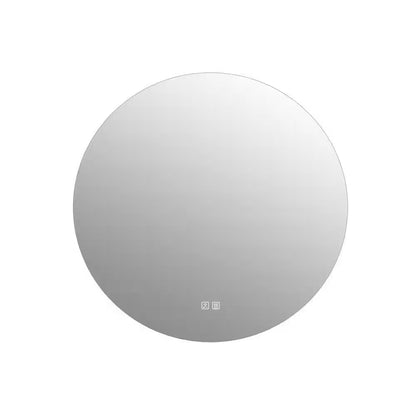 32 In. W X 32 In. H round Frameless LED Light with 3-Color and Anti-Fog Wall Mounted Bathroom Vanity Mirror