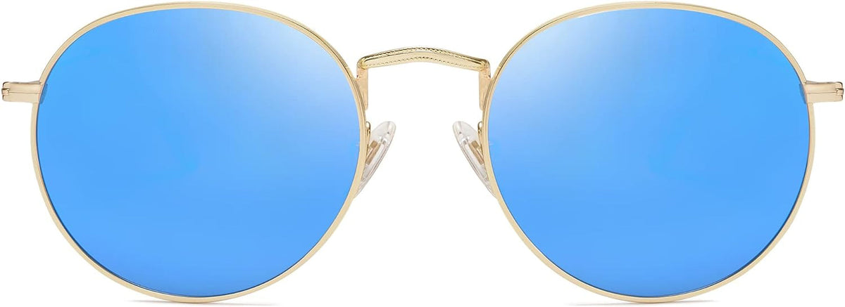 Small Round Polarized Sunglasses for Women Men Classic Vintage Retro Shades UV400