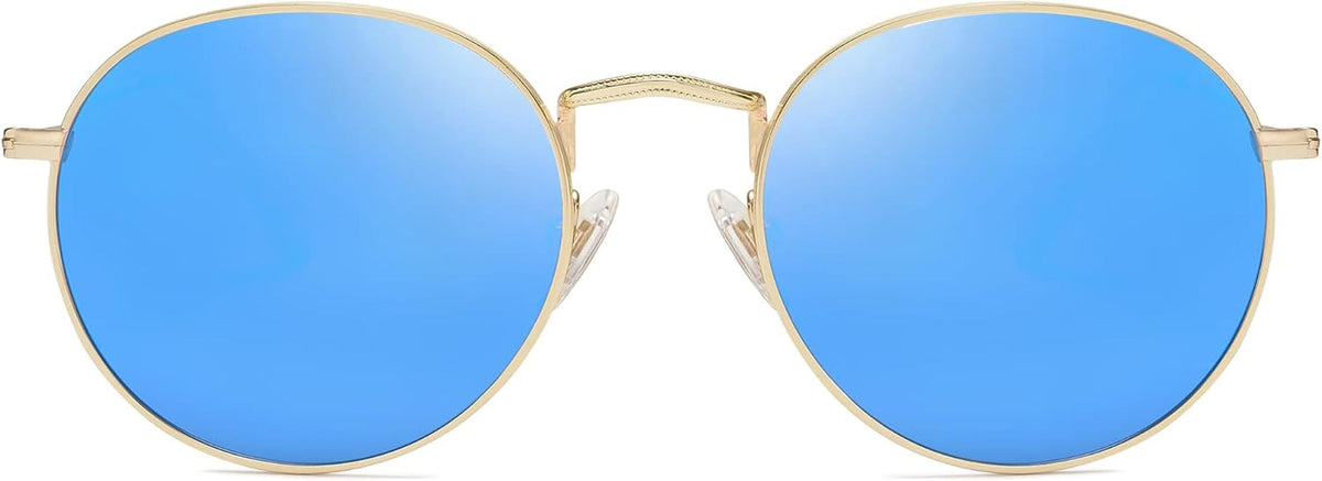 Small round Polarized Sunglasses for Women Men Classic Vintage Retro Shades UV400
