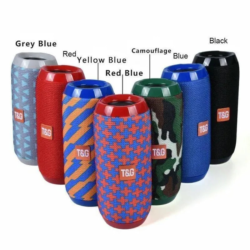 Bluetooth Speaker Outdoor Portable Waterproof Wireless Audio Multifunction Stereo Bass USB/TF/FM Radio Loud
