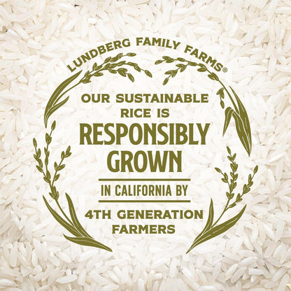 Jasmine Rice, Long Grain White Rice - Non-Sticky, Fluffy Aromatic Rice, Sustainably Grown in California, Pantry Staples, 32 Oz