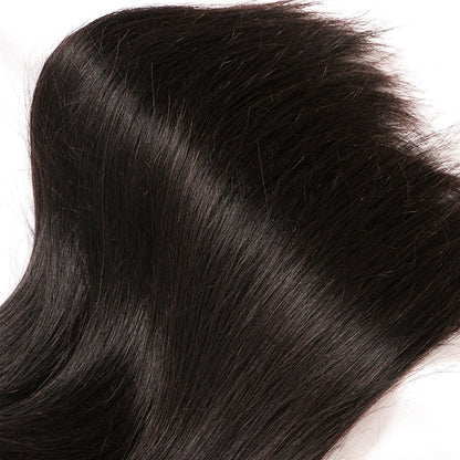 Brazilian Hair Straight Bundles 10A Grade 10 12 14 Inches 100% Unprocessed Virgin Straight Human Hair 3 Bundles Weave Extensions Natural Color