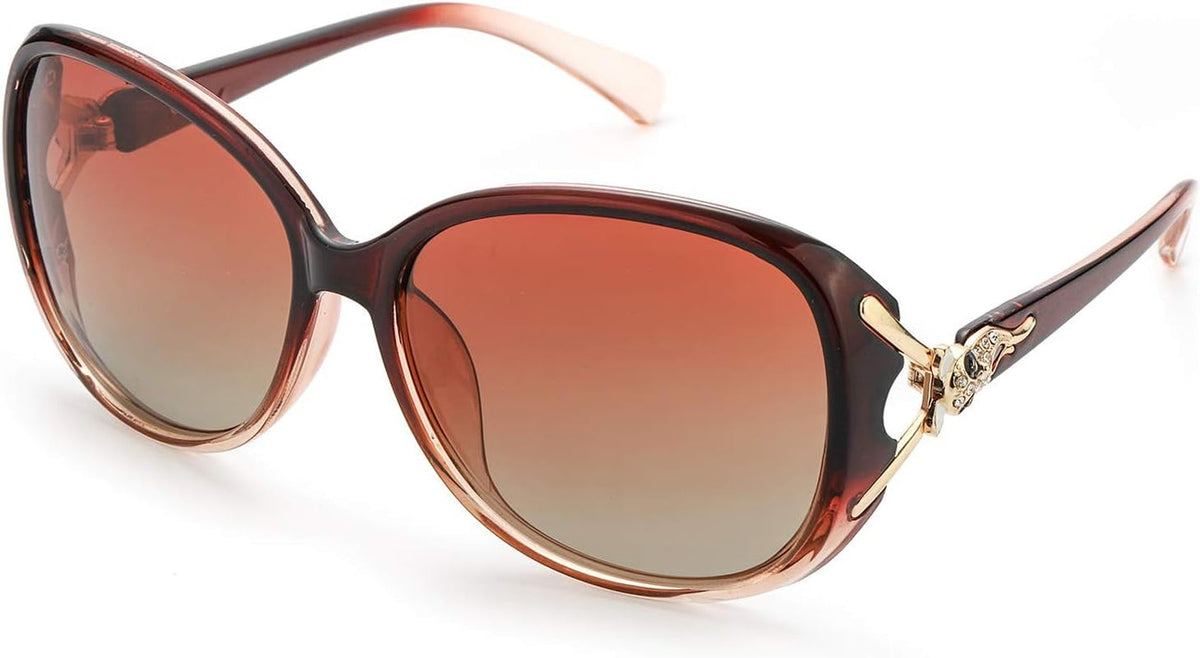 Sunglasses for Women Trendy Polarized Sunglasses Oversized Big Sun Glasses Ladies Shades UV Protection