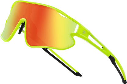 Kids Sunglasses Youth Baseball Sun Glasses Lightweight TR90 Frame UV400 Sports Cycling Shades for Boys Girls DK268