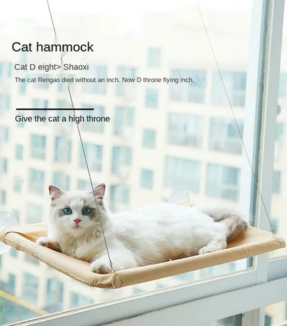Cat Hammock Cute Hanging Beds Comfortable Sunny Seat Window Mount Pet product Soft Pet Shelf Supplies Detachable Bearing 20kg