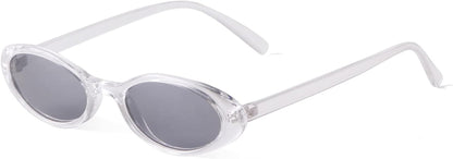 Trendy Oval Sunglasses Women 90’s Vintage Sun Glasses Fashion Tinted Glasses UV400 Protection