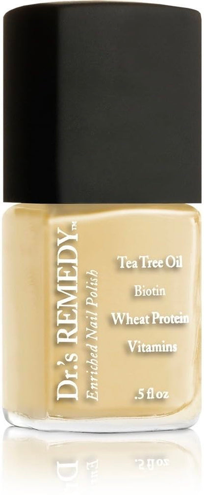 Dr’s Remedy Nail Polish, All Natural Enriched Nail Strengthener Non Toxic and Organic - AUTHENTIC Apricot