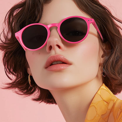 Polarized round Sunglasses, Stylish Sunglasses for Men and Women Retro Classic, Multi-Style Selection