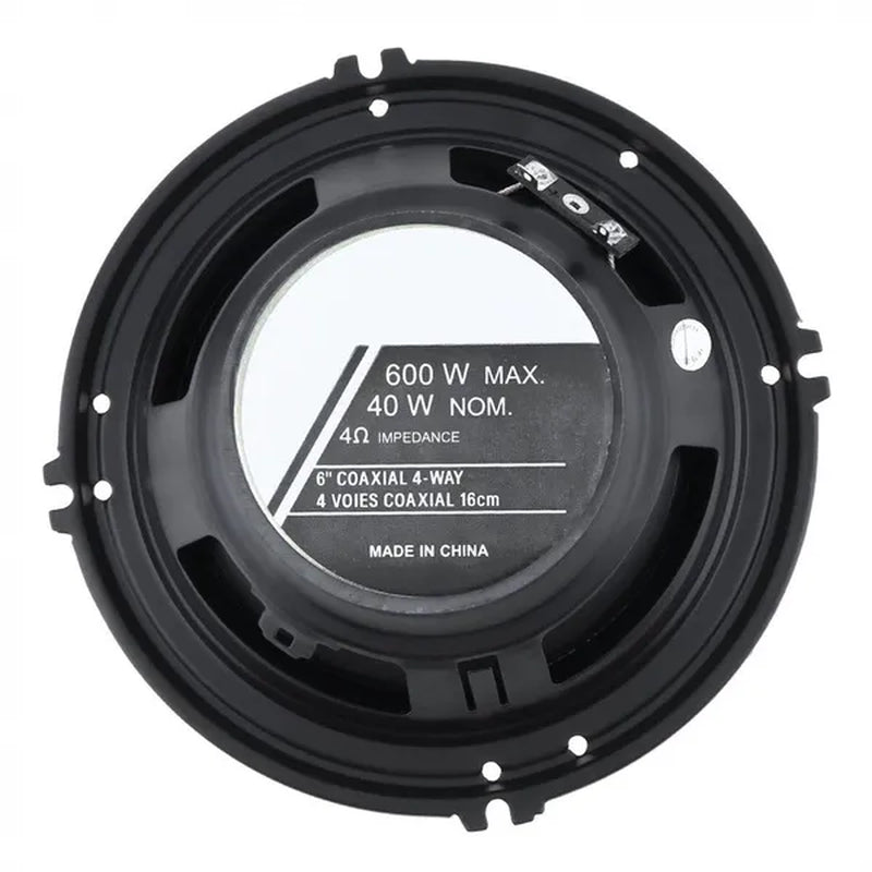 2Pcs 6 Inch 600W 4 Way Car Coaxial Speakers Music Stereo Full Range Frequency Hifi Speakers Non Destructive Installation
