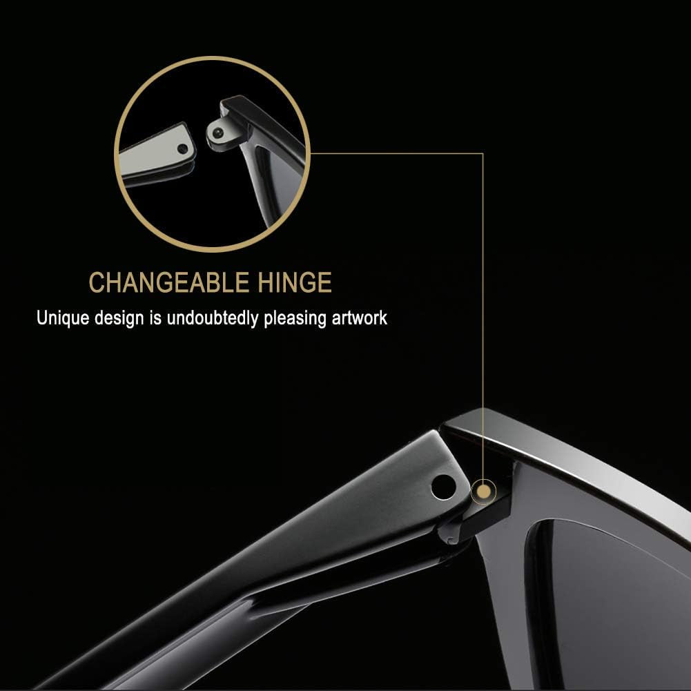 Square Sunglasses Polarized UV Protection Trendy Designer Sun Glasses Men Women