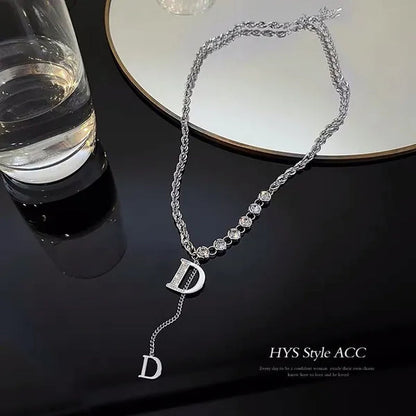 Fashion Luxury Jewelry Micro-inlaid Zircon Exquisite Necklace Bracelet Temperament Feminine Jewelry Accessories