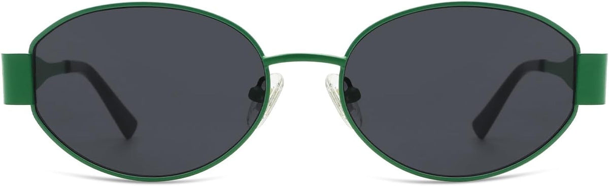 Retro Oval Sunglasses for Women Men Trendy Sun Glasses Classic Shades UV400 Protection SJ1217