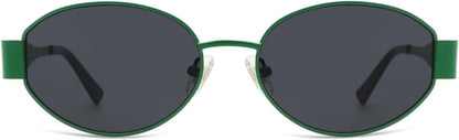 Retro Oval Sunglasses for Women Men Trendy Sun Glasses Classic Shades UV400 Protection SJ1217