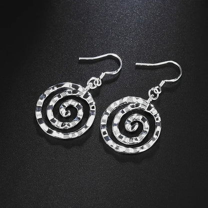 925 Sterling Silver Jewelry Sets Fine Retro Thread Earrings Bracelets Neckalce for Women Fashion Party Wedding Gifts