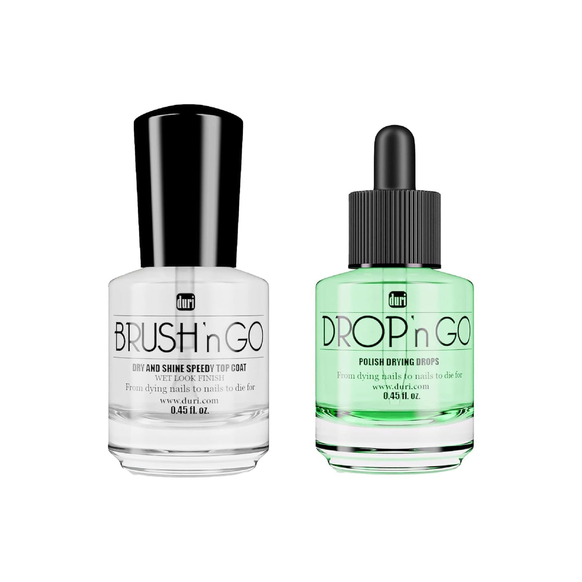 Brush'n Go Dry and Shine Speedy Top Coat, Fast Dry Top Coat Nail Polish - 0.45 fl.oz. (pack of 1)