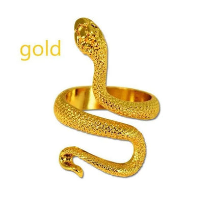 12/8/5/2/1Pcs: Lnnovative snake ring, movable mouth ring, Old gold, old silver, rose gold, gold, gun black，silver,6colors to choose from