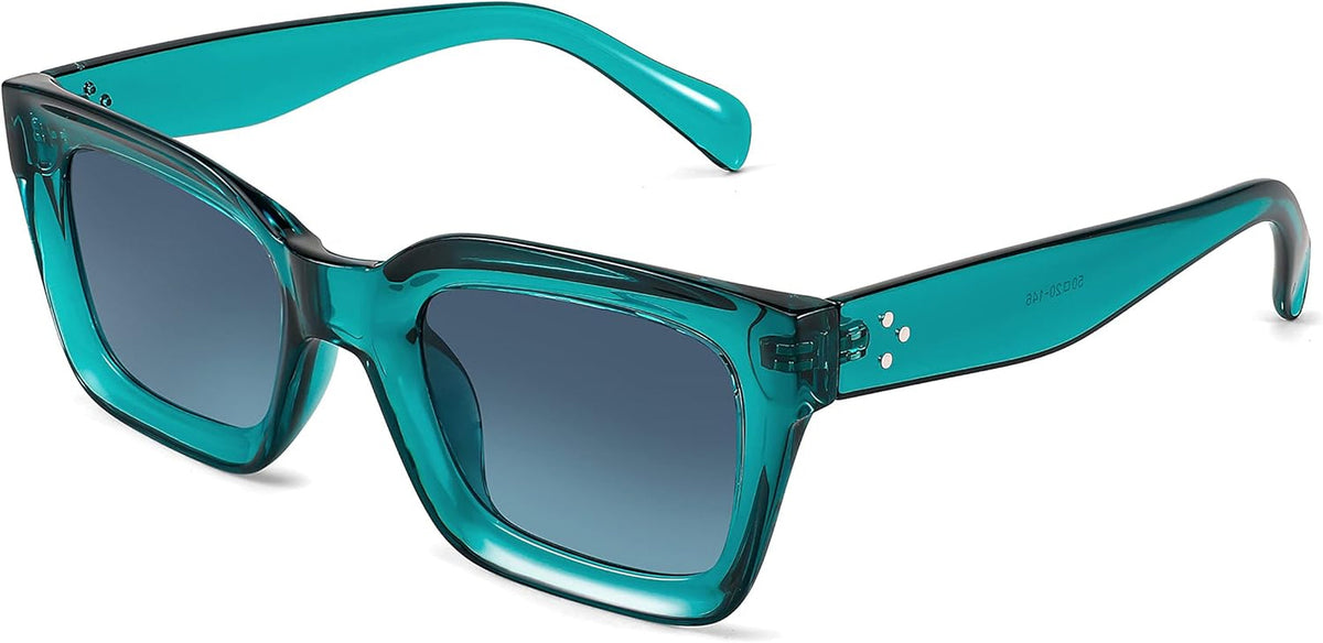 Classic Women Sunglasses Fashion Thick Square Sun Glasses Chunky Frame UV400 B2471
