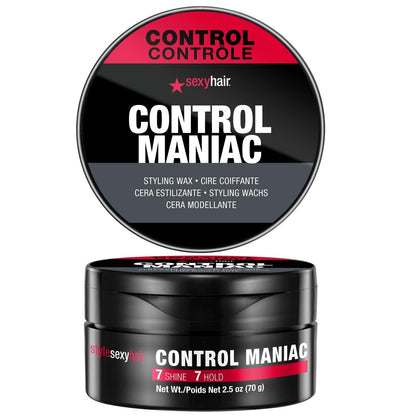 Style Control Maniac Styling Wax | Provides Definition | Long Lasting Shapes and Styles | Adds Shine