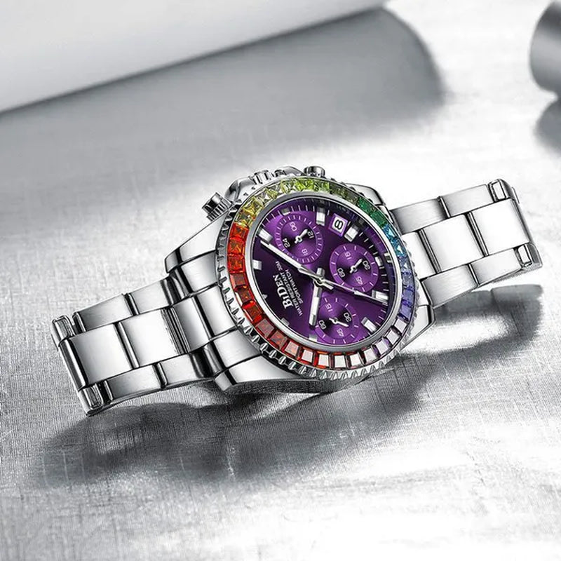Women Rhinestone Watch Fashion Bling Casual Ladies Watch Female Quartz Rose Gold Watch Crystal Diamond Bracelet Watches For Women Montre Femme Relojes Damen Uhren Orologi Donna