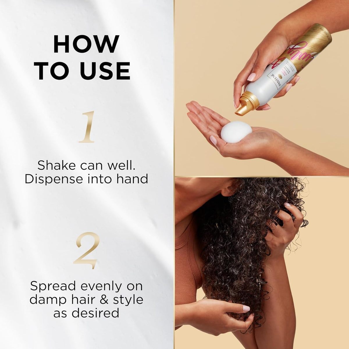 Pro-V Curl Mousse to Tame Frizz for Soft, Touchable Curls, 6.6 Oz