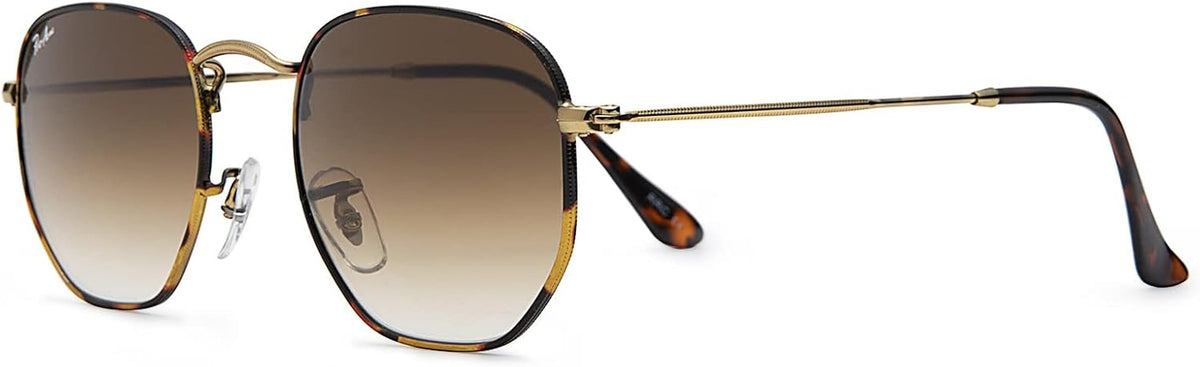 Small Square Sunglasses for Women Men 100% Real Glass Lens Hexagonal Frame