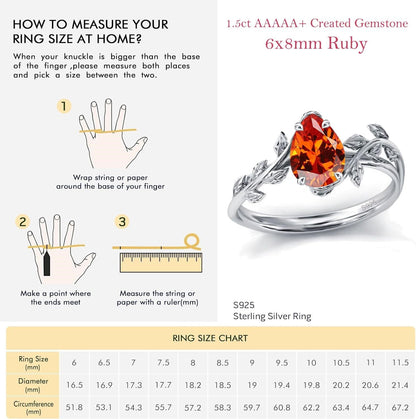Natural Moss Agate Ring 925 Sterling Silver Opal Birthstone Ring 925 Sterling Silver Leaf Promise Ring for Her Birthday Anniversary Jewelry for Women