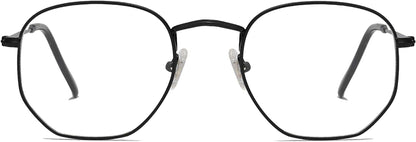 Small Blue Light Blocking Glasses Hexagonal Eyeglasses Frame Anti Blue Ray Glasses One and Only SJ5036