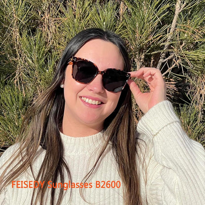 Retro Square Polarized Sunglasses Women Men Vintage Minimalist Shades B2600