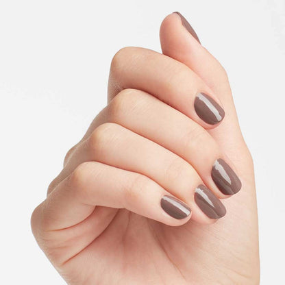 OPI Nail Lacquer, Over the Taupe, Brown Nail Polish, 0.5 fl oz