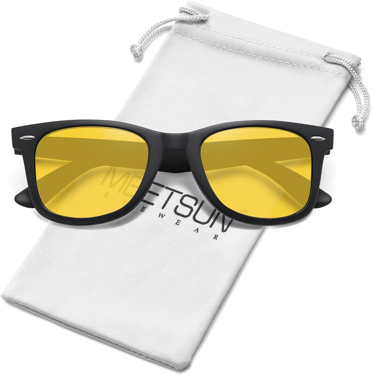 Polarized Sunglasses for Women Men Classic Retro Square Frame Driving Trendy Sun Glasses UV Protection
