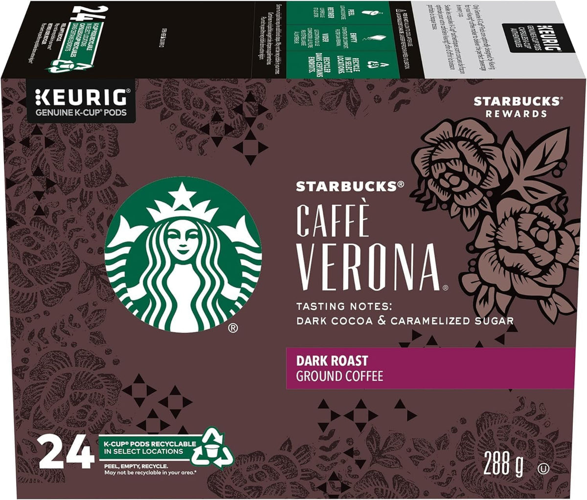 K-Cup Coffee Pods—Medium & Dark Roast Variety Pack for Keurig Brewers—100% Arabica—6 boxes (60 pods total)