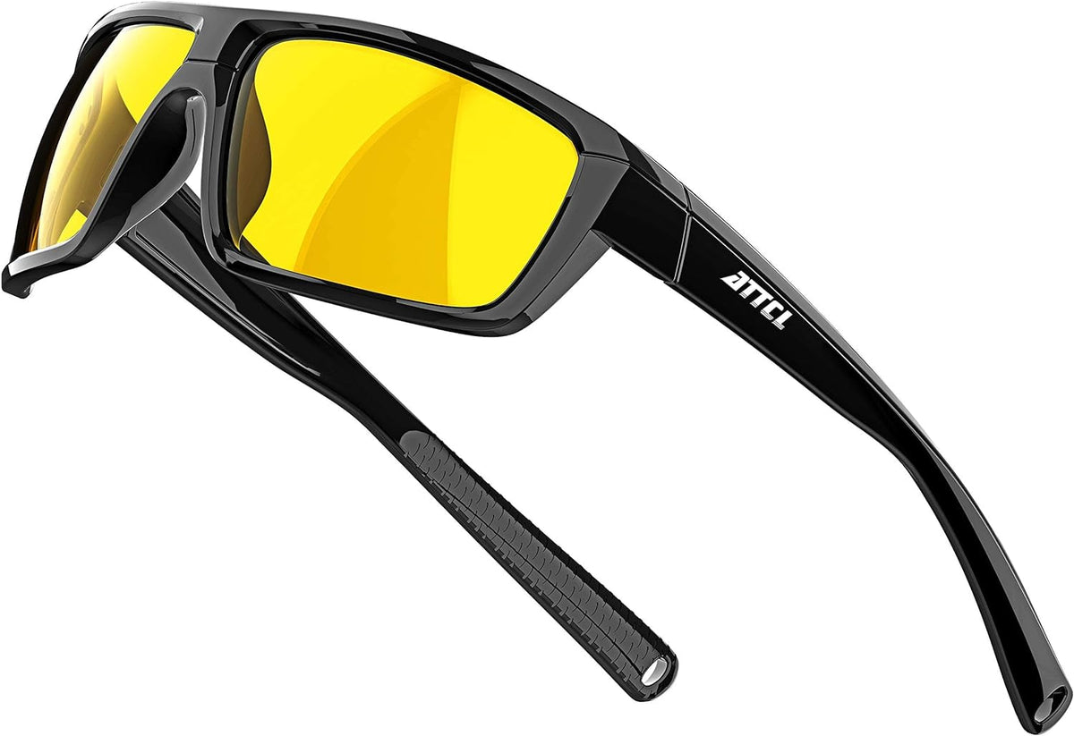 Polarized Wrap Sunglasses For Men - Fishing Sports Glasses UV Protection