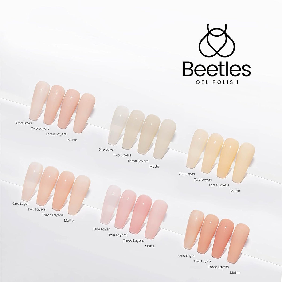 6 Colors Transparent Jelly Sheer Pink Nude Kit Libra Collection Soak off UV Nail DIY Home Art Design Gifts Spring Summer Nails