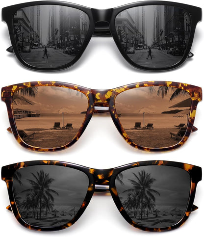 Polarized Sunglasses for Women Men Trendy Classic Retro Designer Style Fashion UV400 Protection