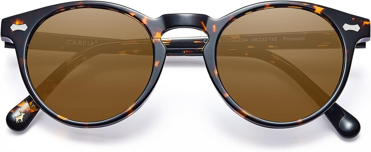 Vintage Polarized Sunglasses for Men UV400 Protection Retro Fashion Eyewear Hand-crafted Acetate Frame CA5288L