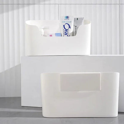 Kitchen Cabinet Door Storage Box Wall-mounted Under Sink Storage Shelf  Adhesive Storage Rack Shelf Bathroom Organizer
