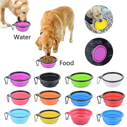 350/1000Ml Pet Dog Bowl Collapsible Dog Water Bottle Portable Dog Food Container Puppy Feeder Outdoor Travel Camping Dog Accessories
