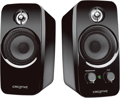 Inspire T10 2.0 Multimedia Speaker System with BasXPort Technology