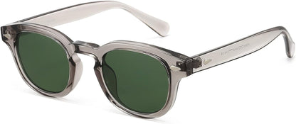 Unisex Vintage Retro Round Style Tinted Sunglasses For Men Women Fashion Circle Sun Glasses 46mm