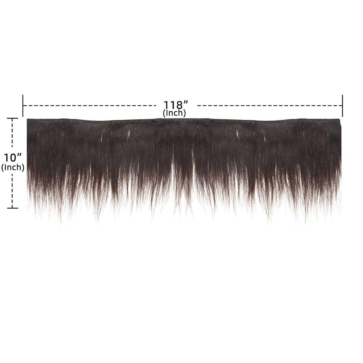 New Remy Yaky-Remy Blue 100% VIRGIN Human Hair Weave- Shed Free&Tangle Free (#1, 10“ Packs of 2)