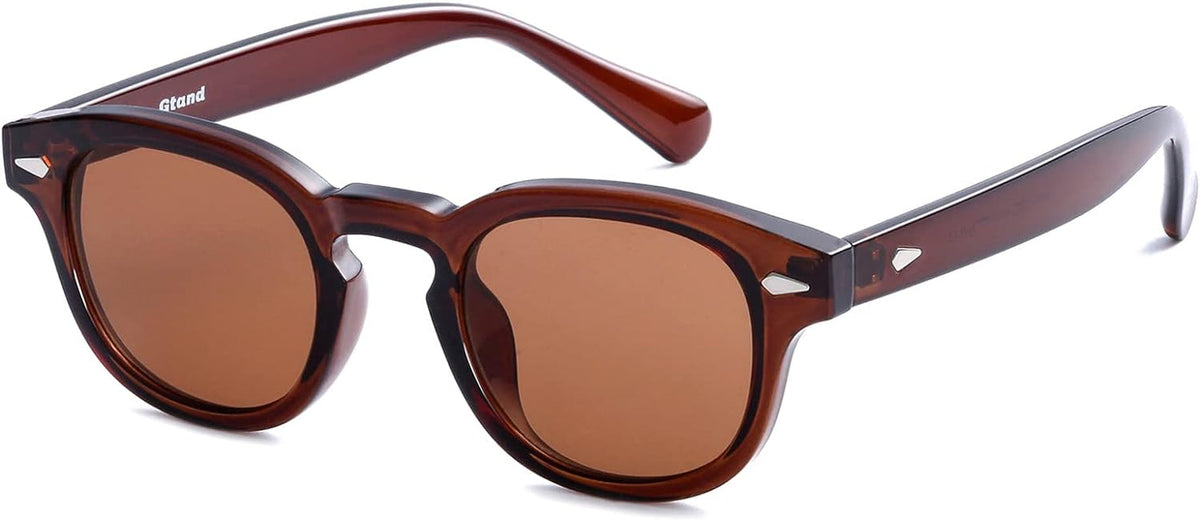 Unisex Vintage Retro Round Style Tinted Sunglasses For Men Women Fashion Circle Sun Glasses 46mm