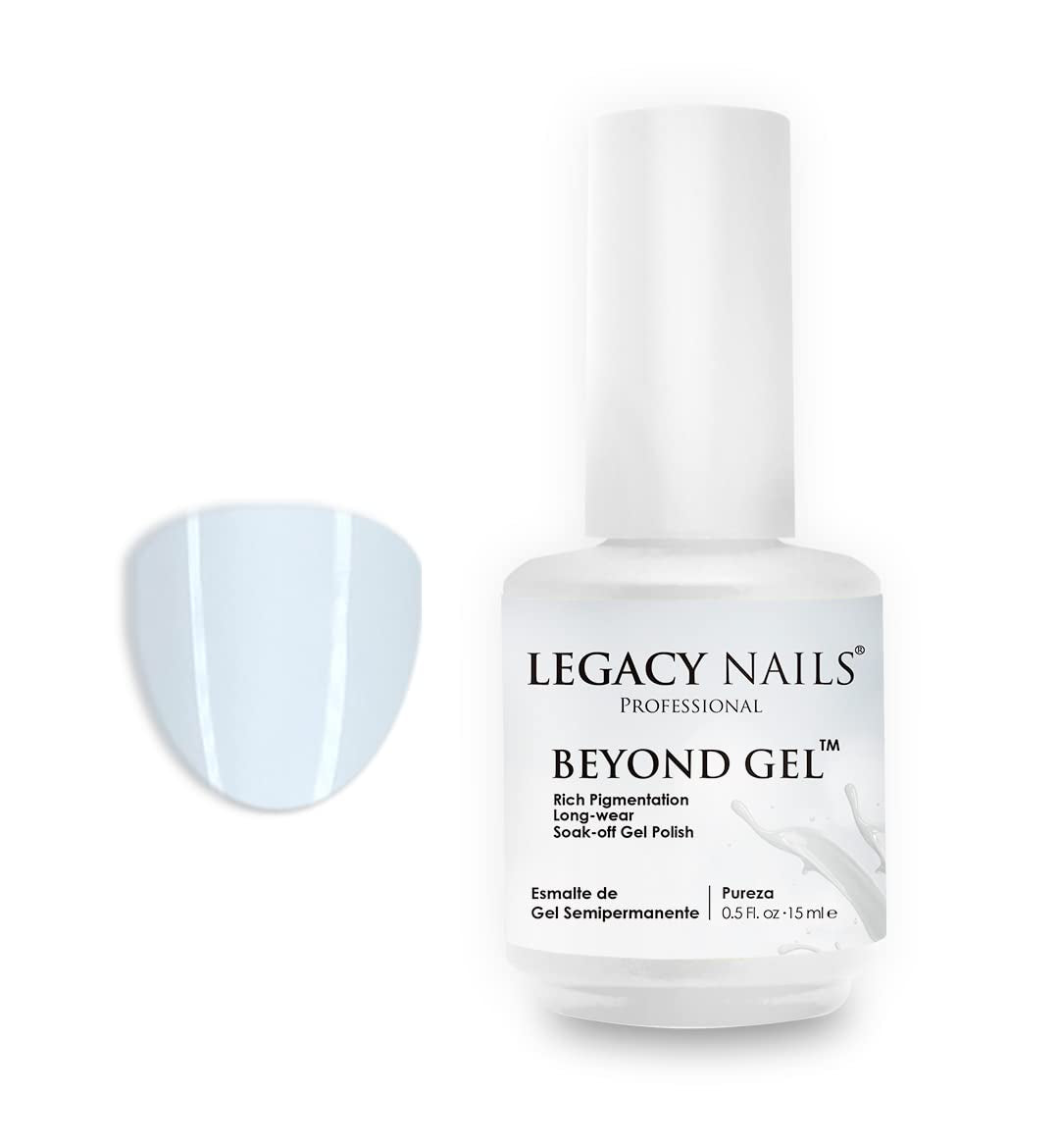 Professional Beyond Gel Soak-Off Nail Gel Polish Full Coverage Highly Pigmented Gel Nail Polish (BEYOND GEL - BEIGE 1/2 OZ)
