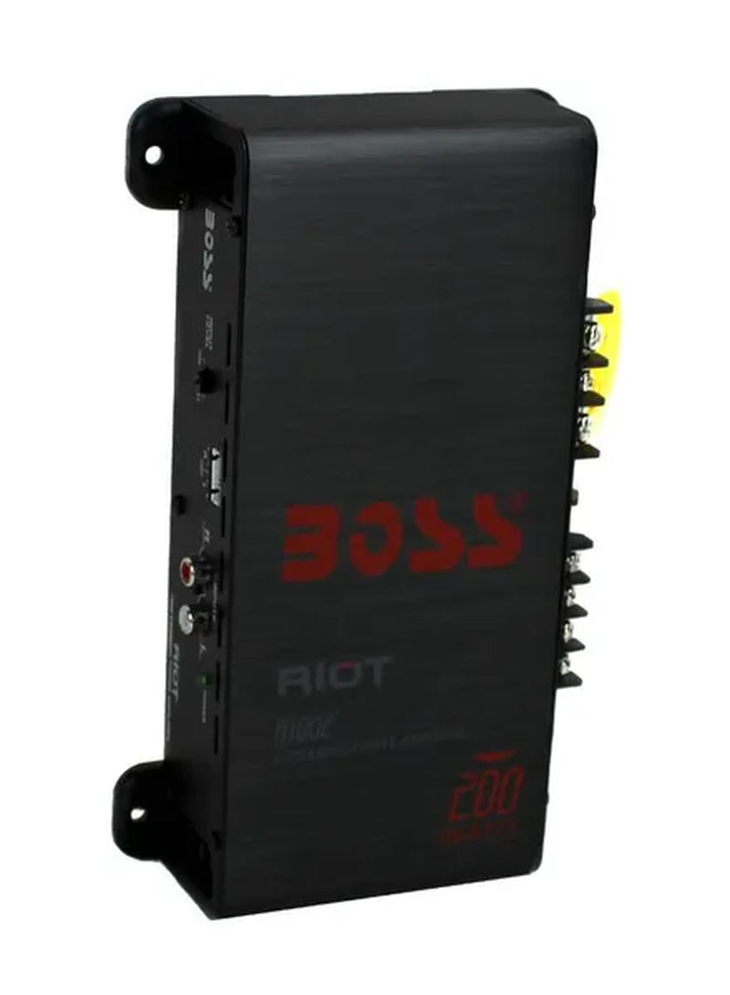 BOSS R1002 200W 2-Channel RIOT Car Audio High Power Amplifier Amp 200 Watts