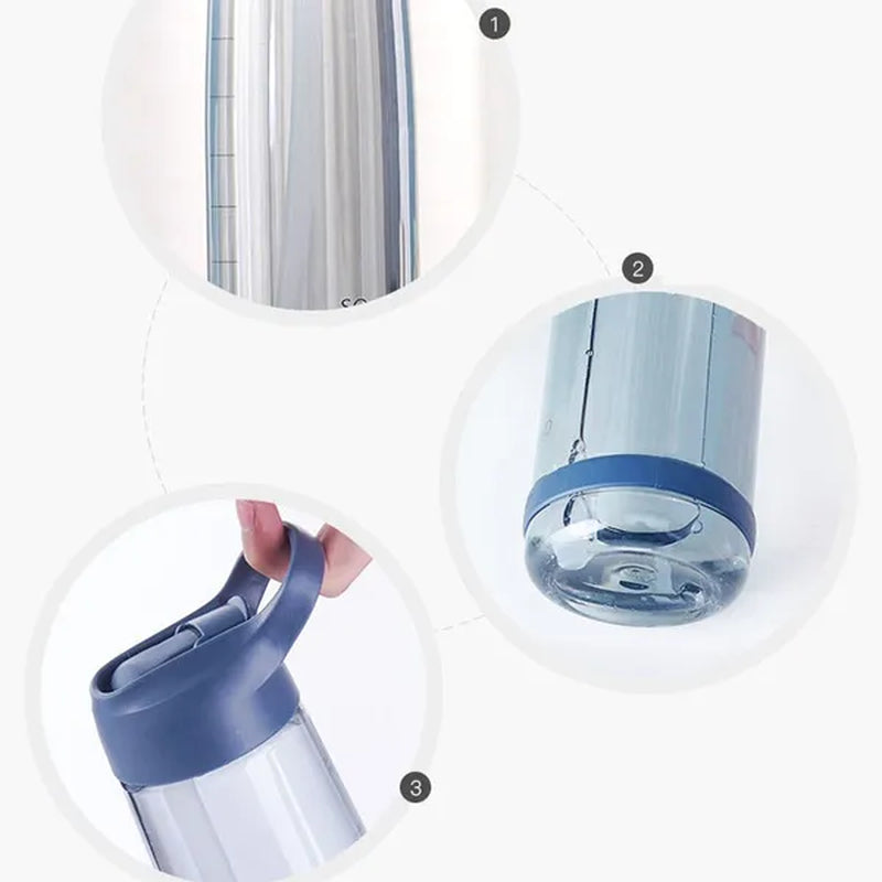 550/800/1000Ml Water Bottle with Straw, Portable Sports Shaking Bottle, Fitness Bottle, Children's Bottle, Baby Bottle